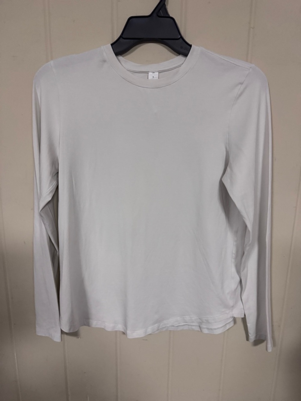 lululemon athletica Long Sleeve Crew Tee in cream